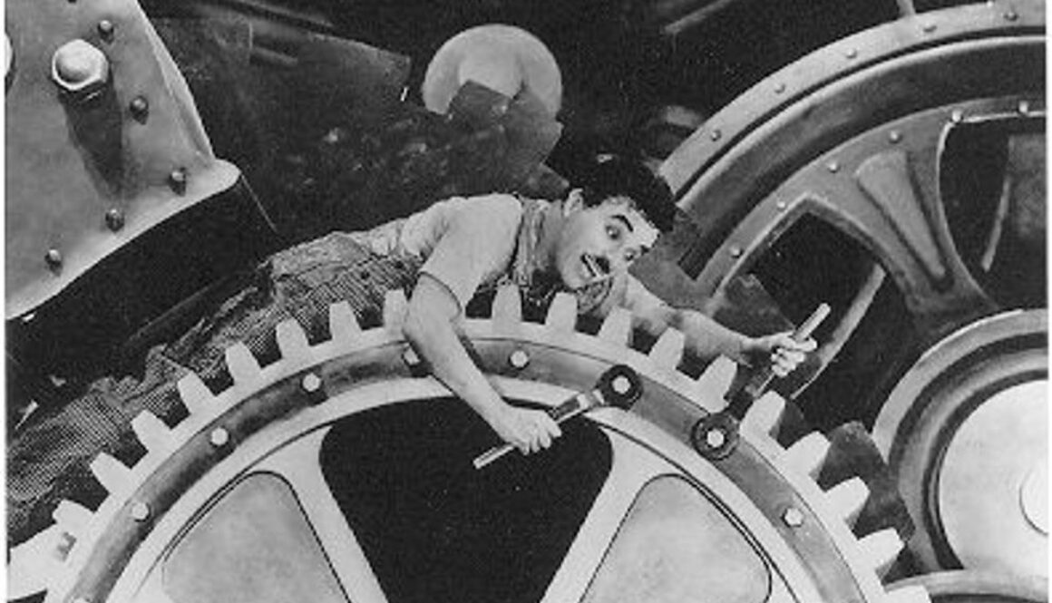 charlie chaplin e ingranaggi