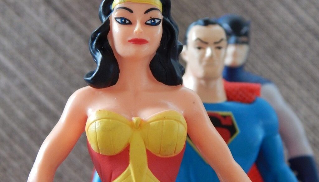 supereroi pupazzetti