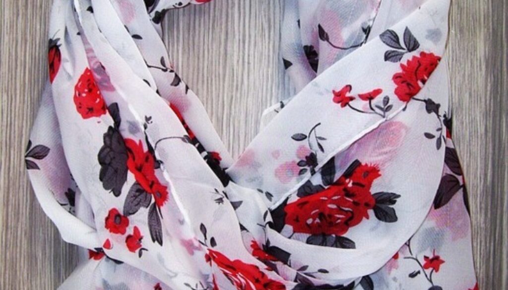 foulard a fiori