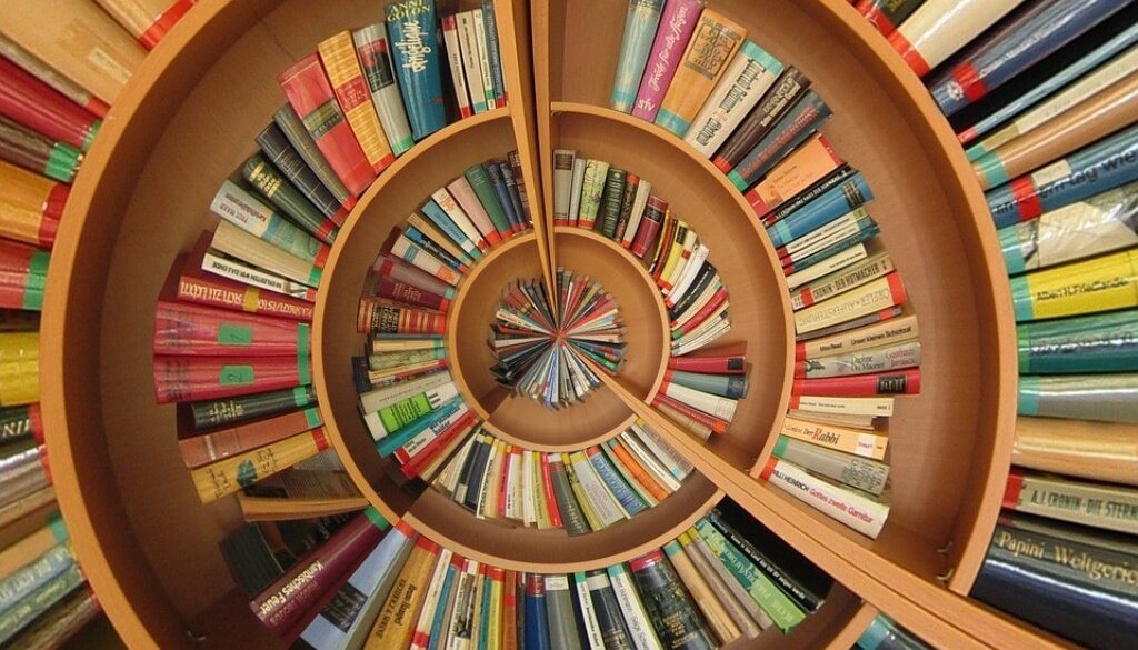 libri disposti in circolo