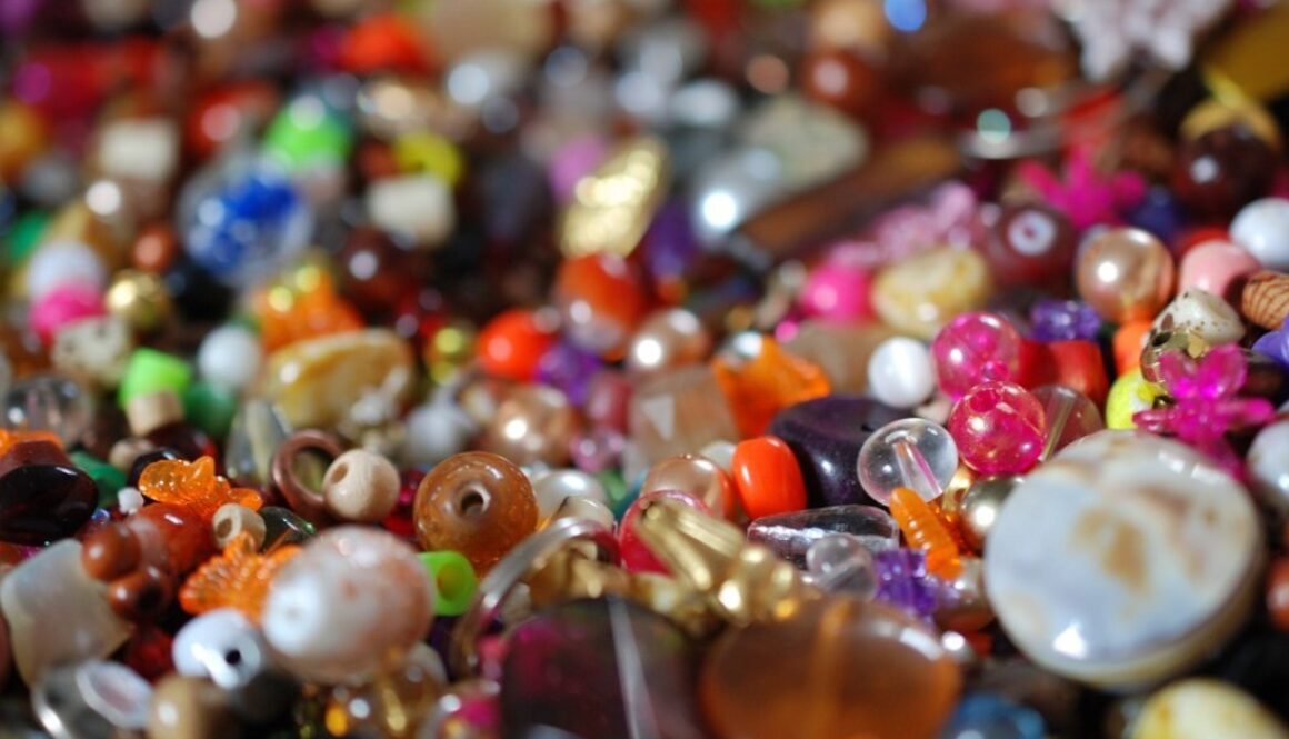 perline colorate per bijoux