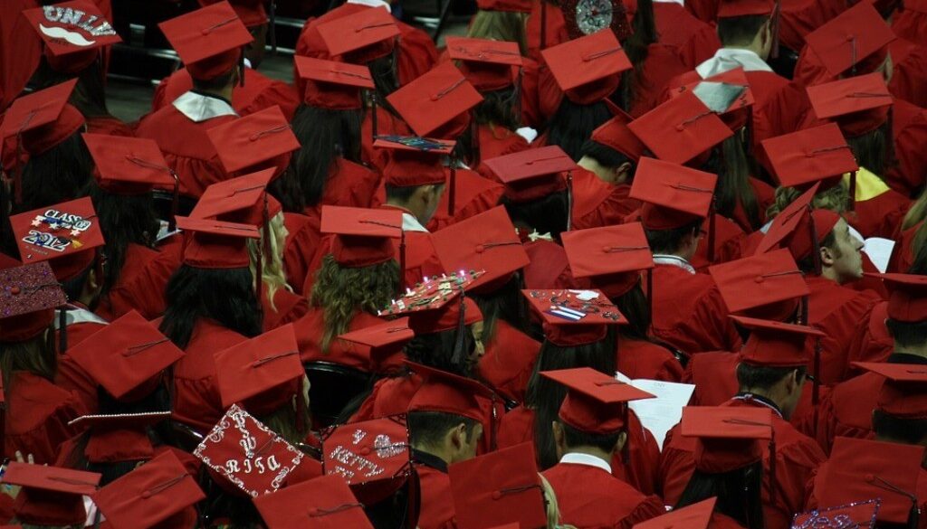 cappelli rossi da laurea