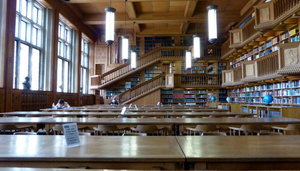 central library of the Catholic University of Leuven, reading room