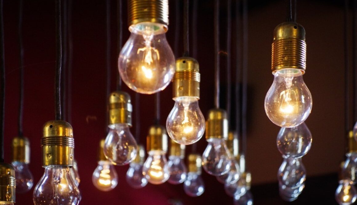 lampadine accese