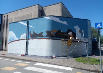A Borgosatollo, anche quest’anno, Biro ti insegna a fare un murale