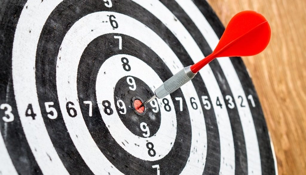 bersaglio con freccetta
