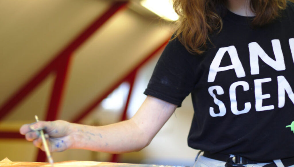 Vera Wilde, artist-in-residence at Hack42