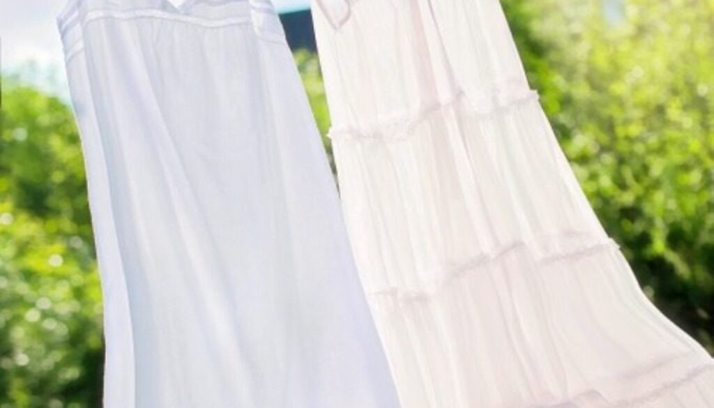 camicie da notte stesse al sole