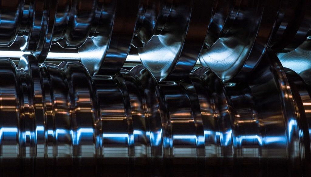 particolare di un impianto siderurgico