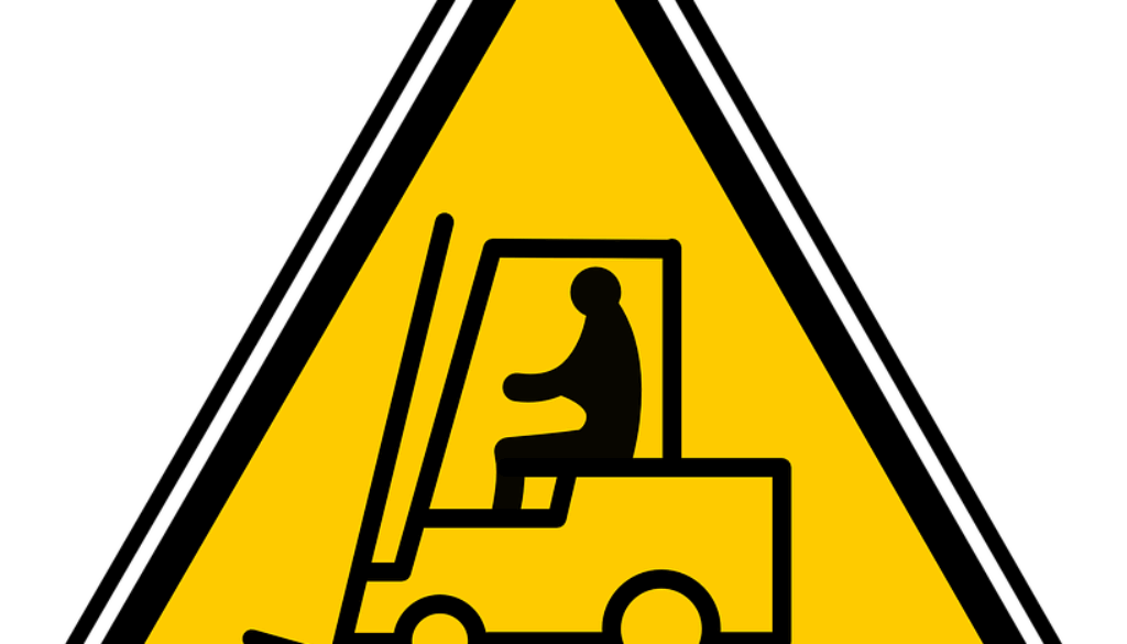 carrello grafia con immagine muletto