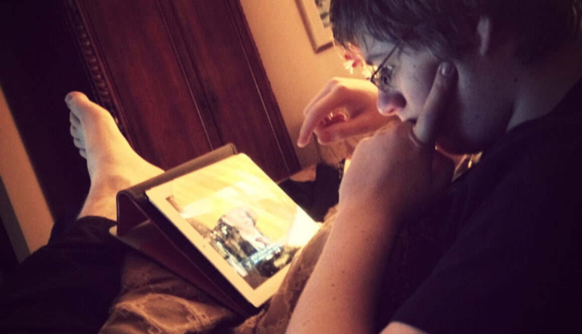 Evan expanding his knowledge through CNN