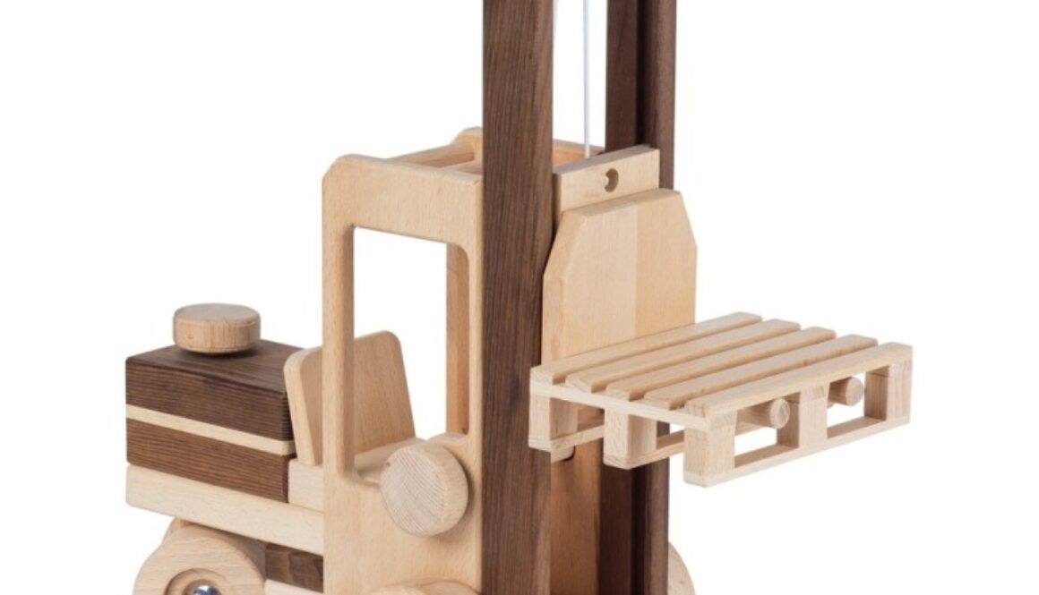 muletto giocattolo in legno