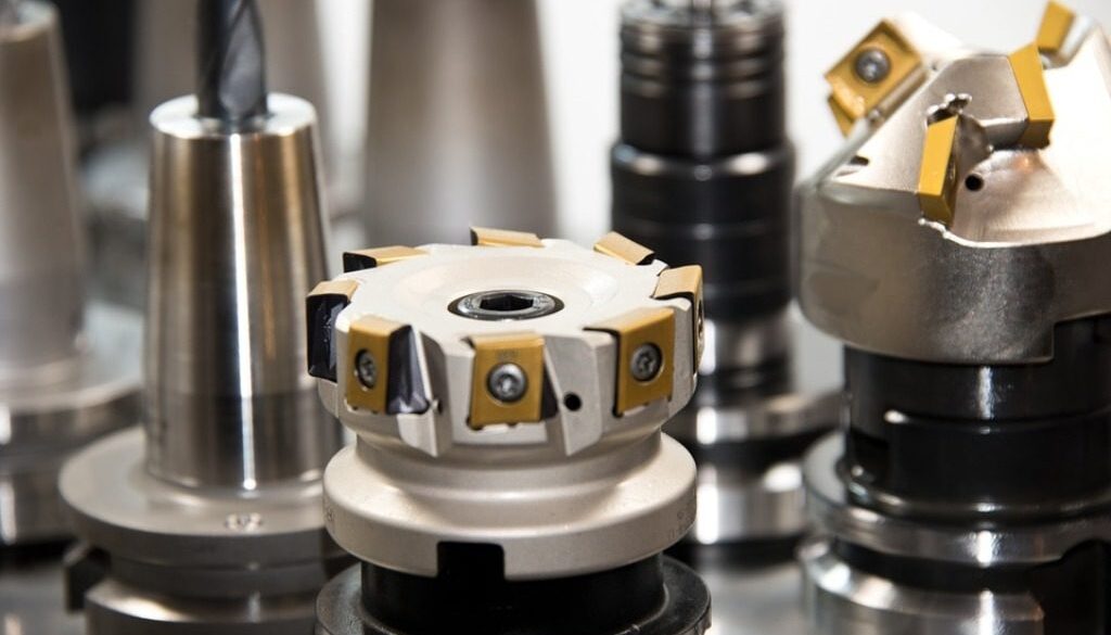 dettaglio di fresatrice e trapano