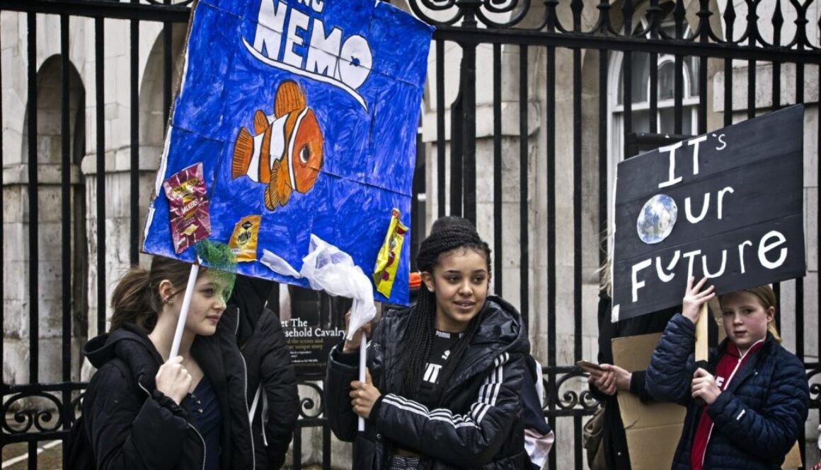 Global Climate Strike in London on Friday 15th March 2019.