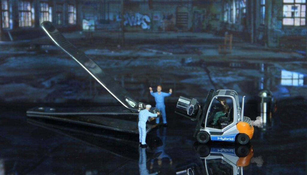 pupazzetti con muletto