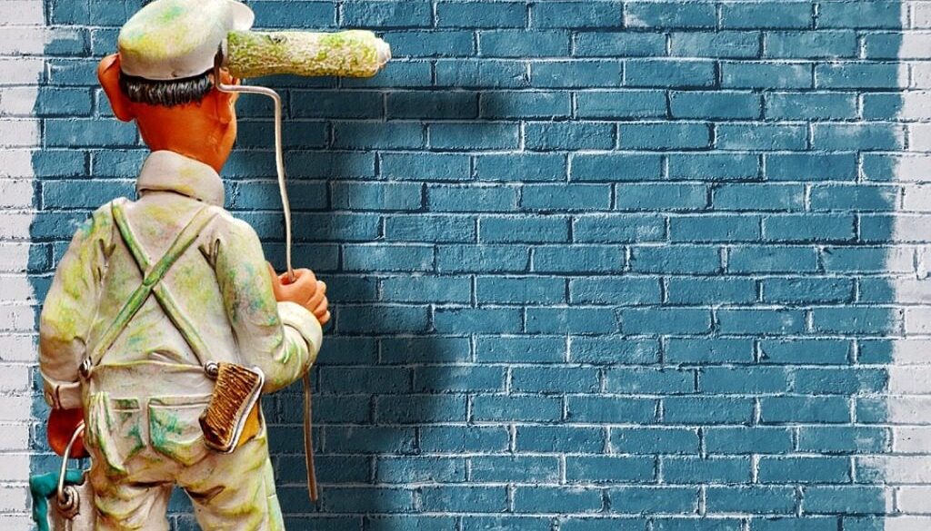 pupazzetto imbianchino