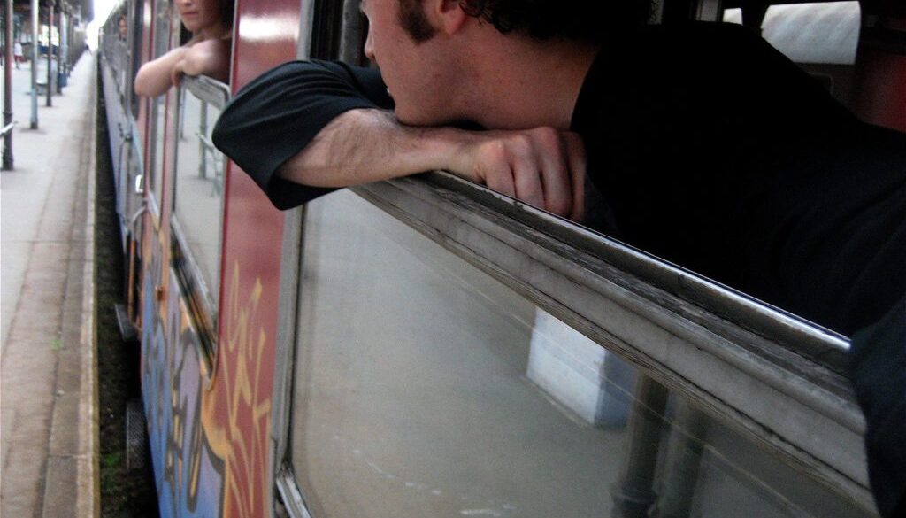 Train trip from Prague, Czech Republic to Bratislava, Slovakia