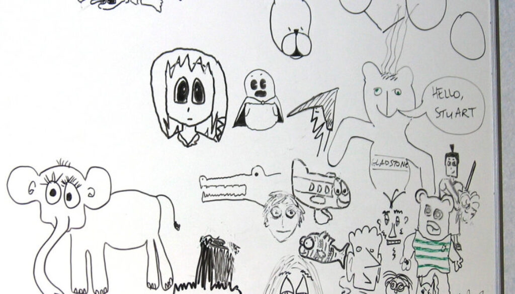 Whiteboard artwork
