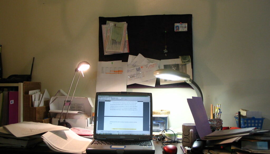 desk at home