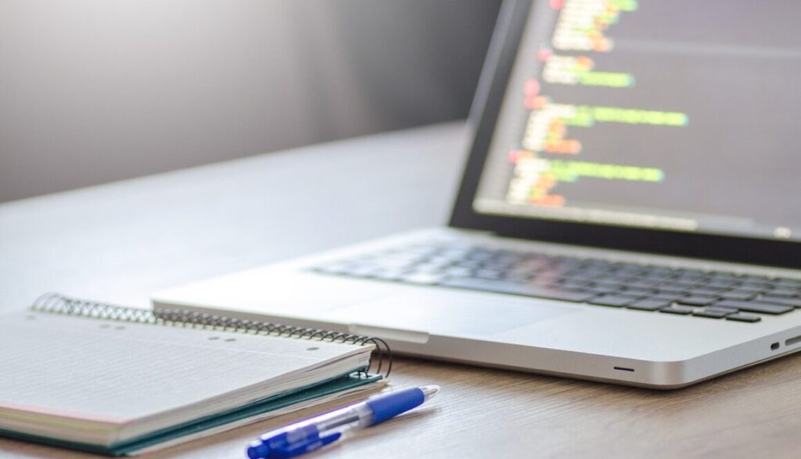 computer e block notes