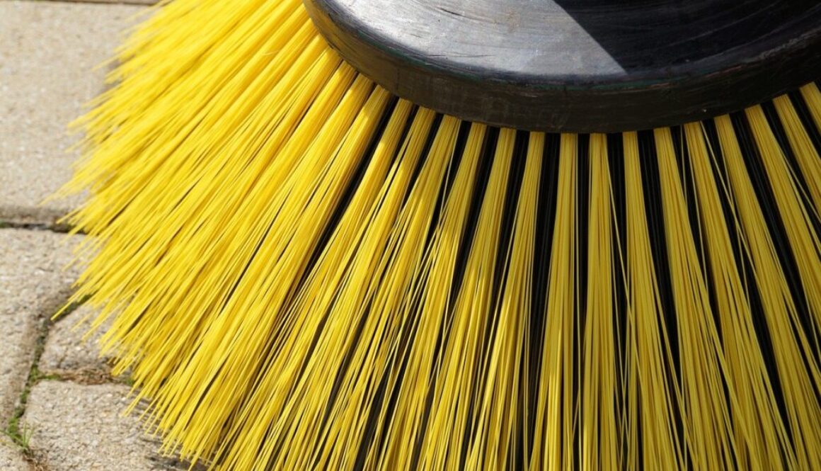 dettaglio di macchina per pulizie industriali