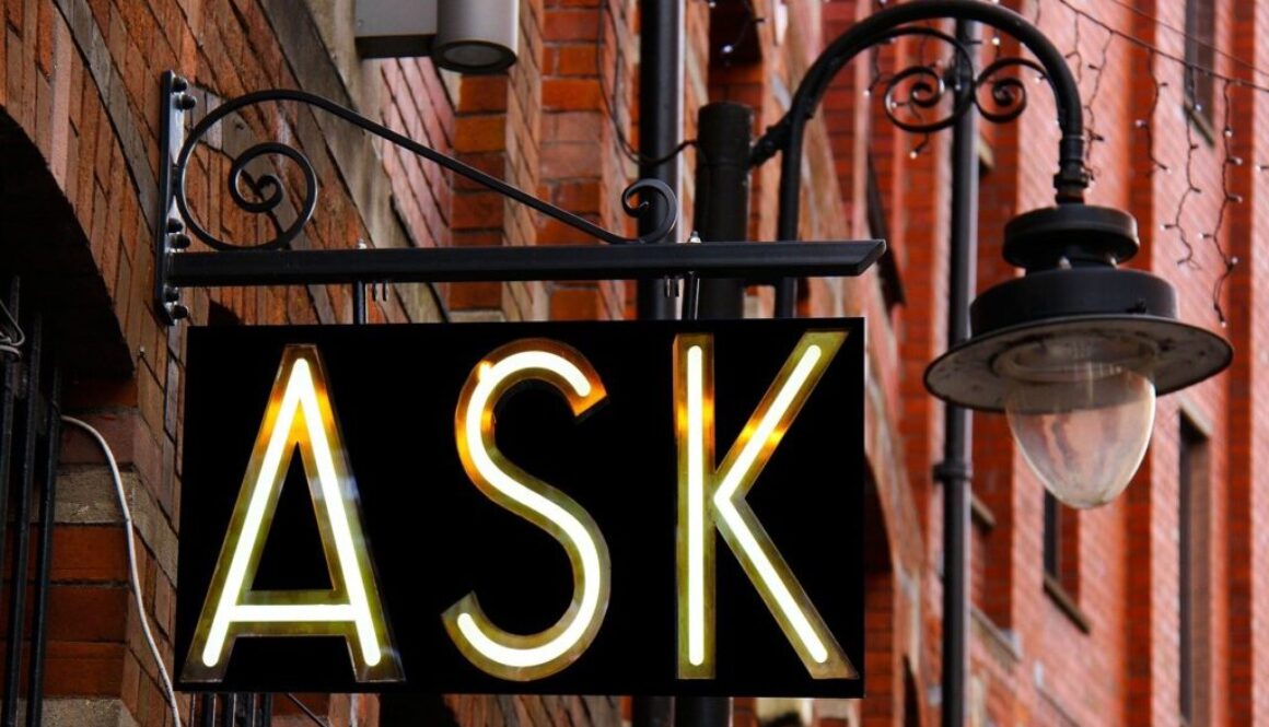 insegna con la scritta ASK