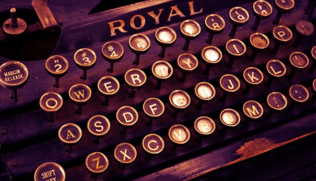 macchina da scrivere vintage