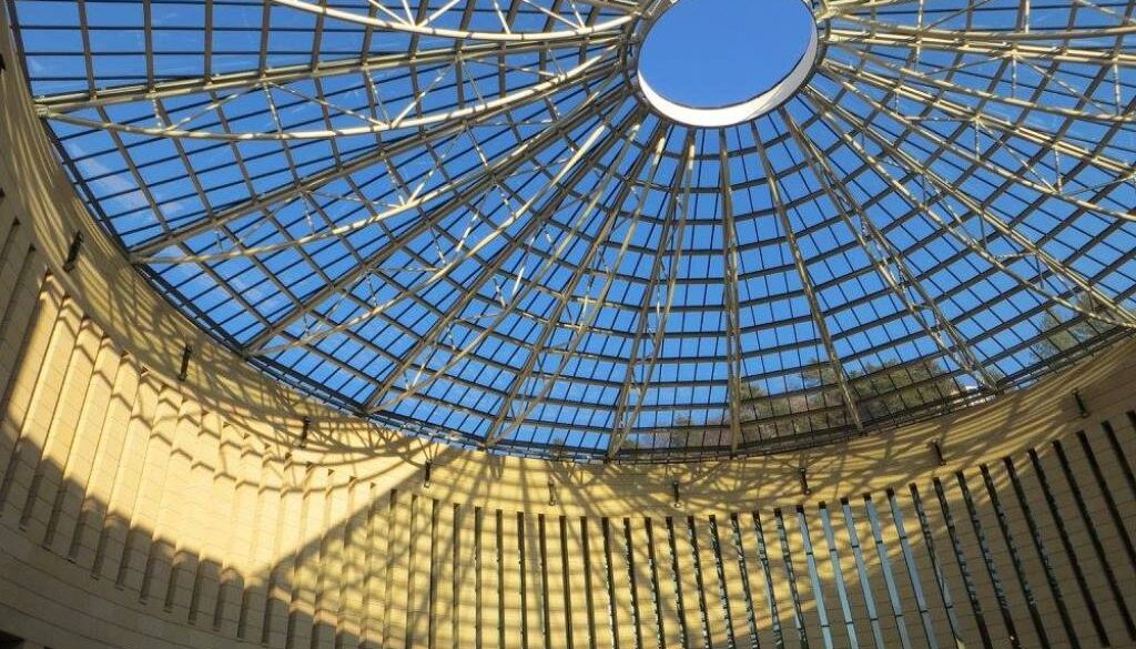 dettaglio della cupola esterna MART di Rovereto (Tn)