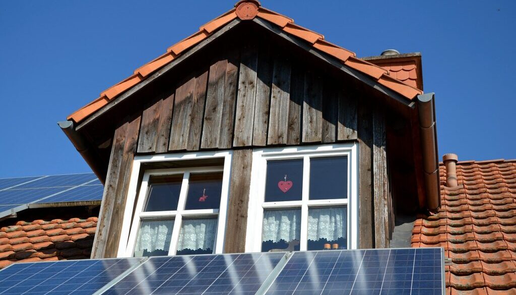 casa con fotovoltaico