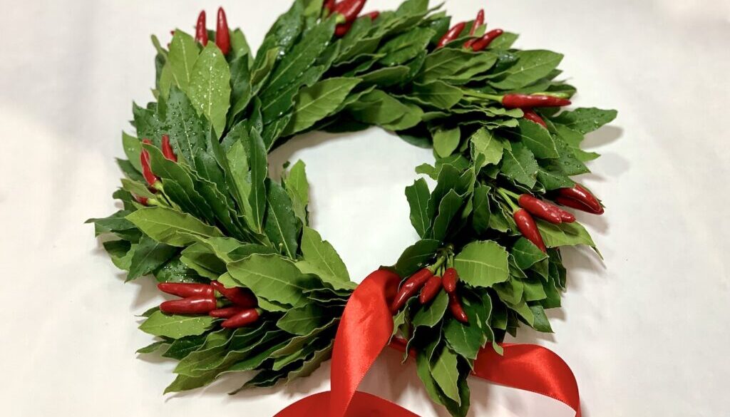 corona di alloro per laureandi