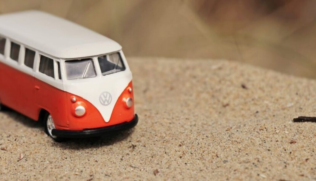 modellino furgoncino volkwagen