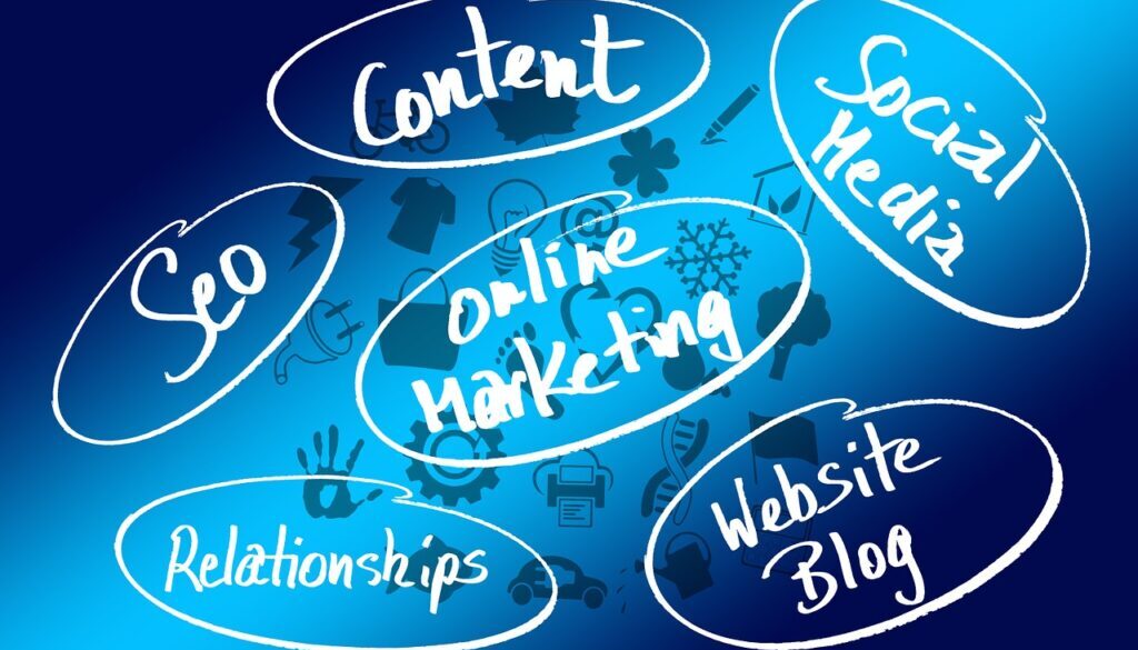 grafica che rappresenta la aspetti della comunicazione digitale