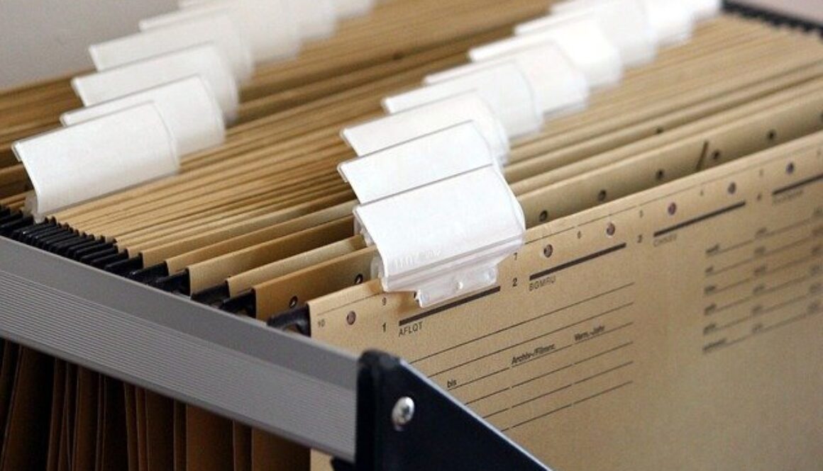 cartelle in schedario