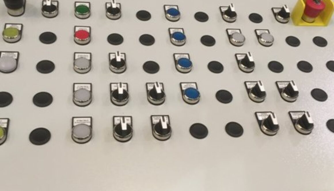 dettaglio di pannello elettrico