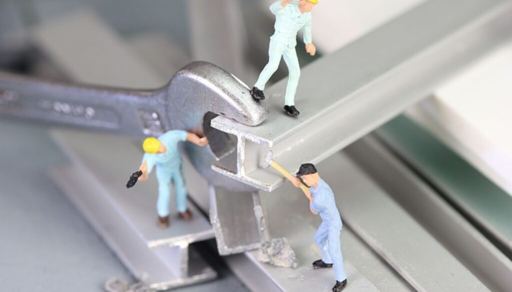 pupazzetti operai siderurgici