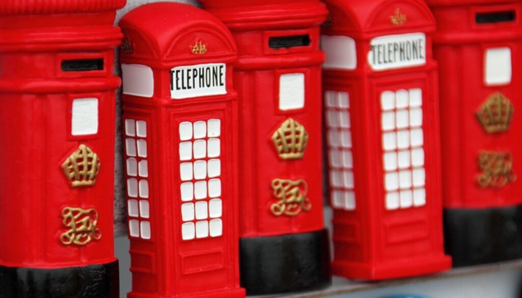 cabine inglesi in miniatura