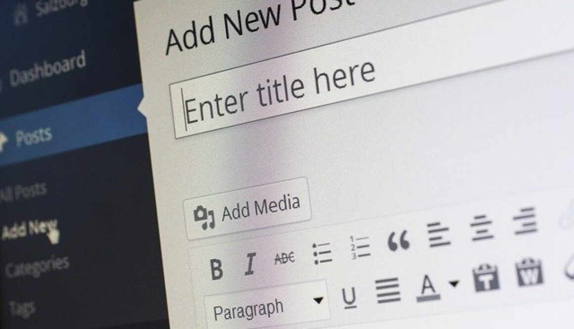 pagina wordpress editor