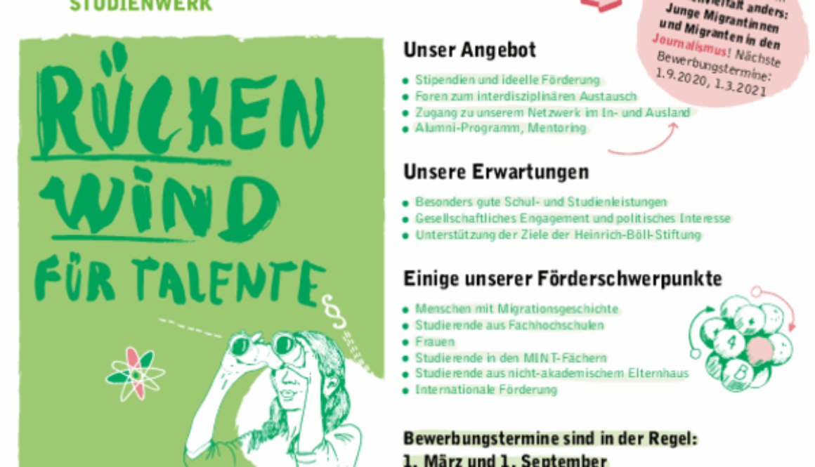 Studienförderung der Heinrich-Böll-Stiftung