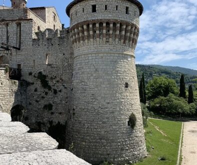 particolare del castello di Brescia
