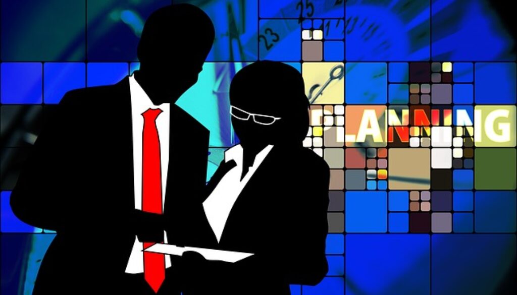 grfica che rappresenta un coordinatore con personale