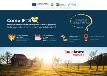 Corso gratuito IFTS Tecnico della produzione e trasformazione di prodotti lattiero-caseari (certificati e non) del territorio lombardo