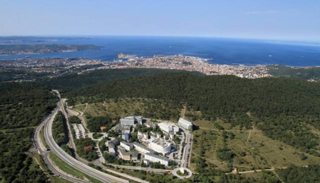 AREA Science Park di Trieste vista dall'alto
