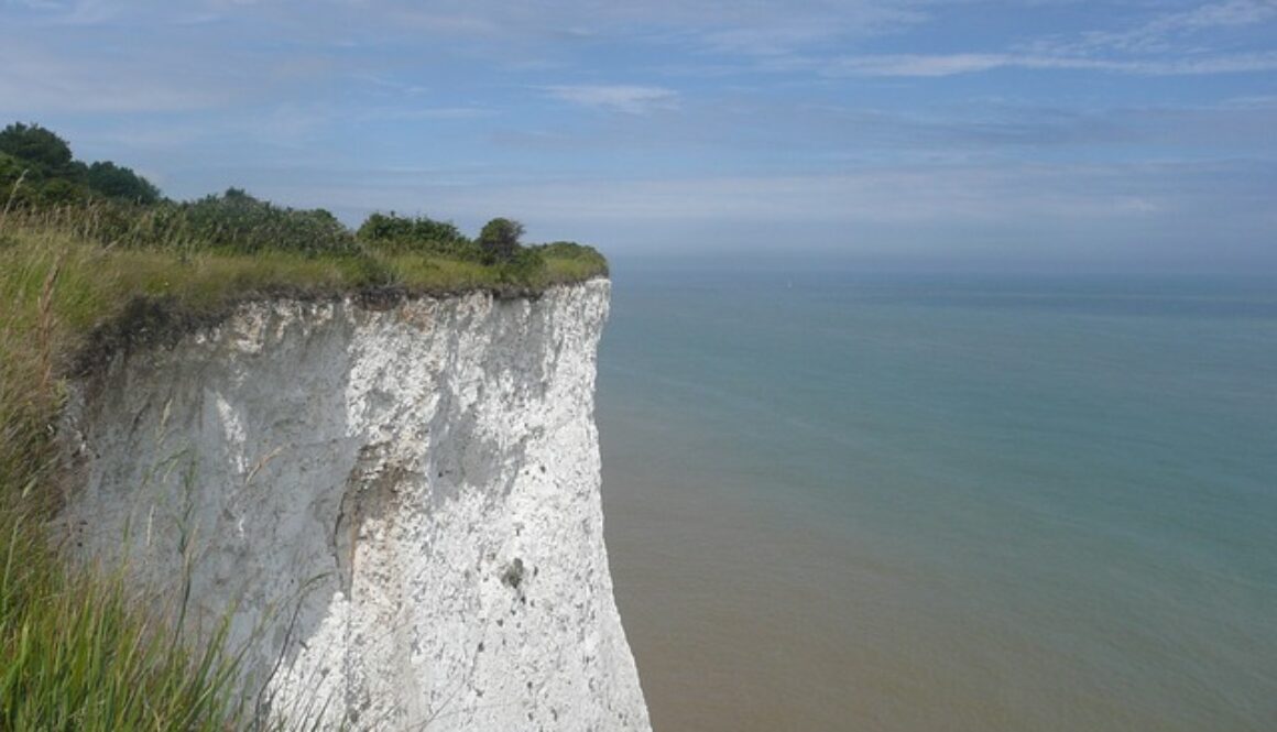 white cliffs