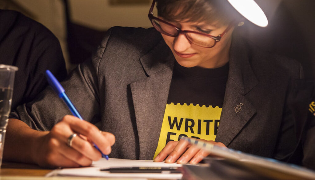 Amnesty International Letter Writing Marathon, Warsaw, 12-13th December 2015