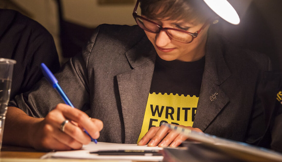 Amnesty International Letter Writing Marathon, Warsaw, 12-13th December 2015
