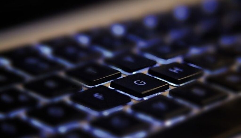 tastiera di computer retroilluminata