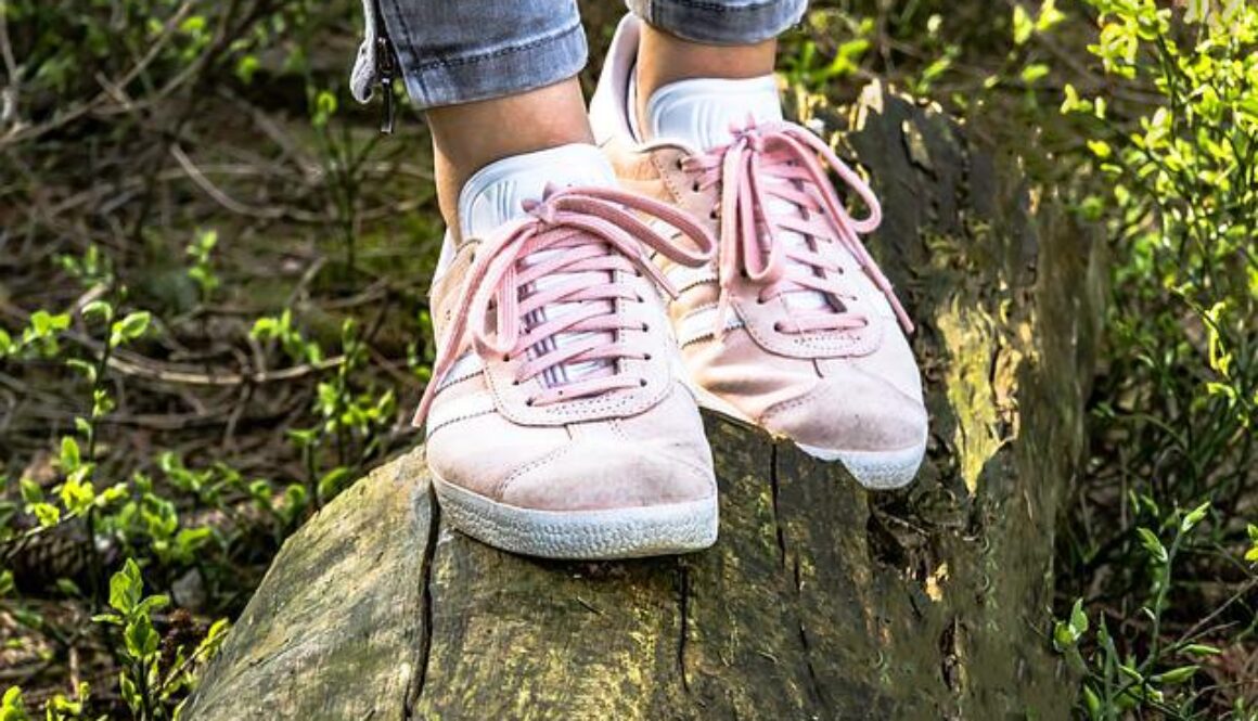 scarpe da ginnastica rosa