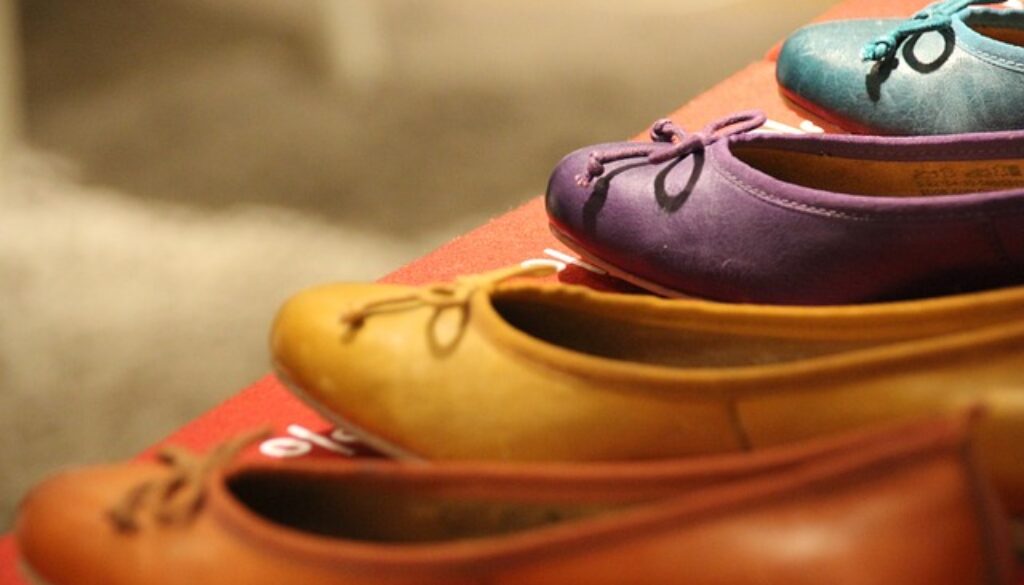 scarpe ballerine colorate