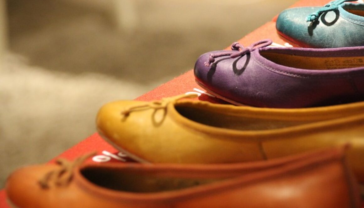 scarpe ballerine colorate