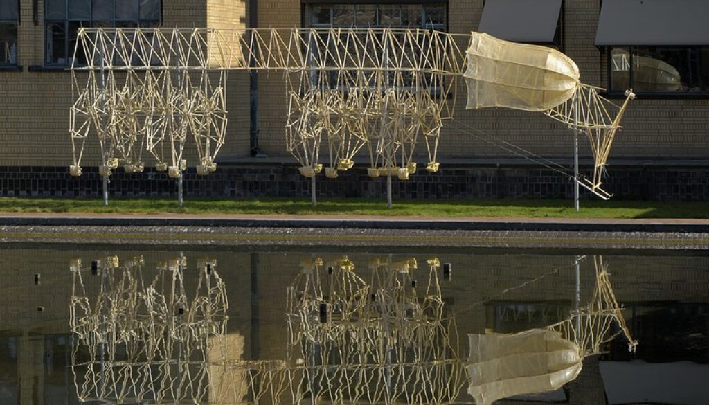 Strandbeests by Theo Jansen, Kunstmuseum, The Hague, The Netherlands
